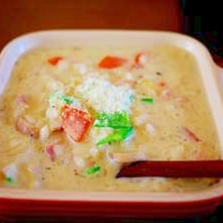 からだにやさしい、豆乳リゾット